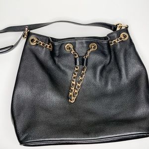 Michael Kors Leather Bucket Bag